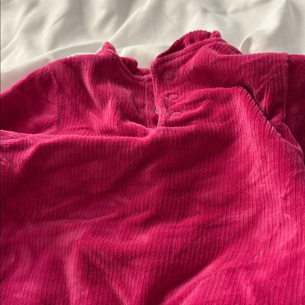 The Children's Place Stretch velour ribbed slack set with ruffle hem 6-9 months - Picture 9 of 9